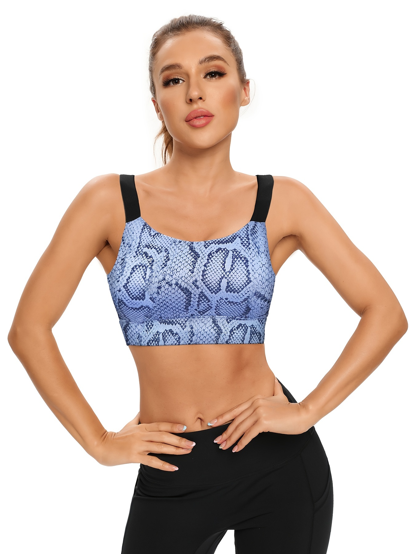 Criss Cross Back Sports Bra Comfy Breathable Running Workout - Temu Norway