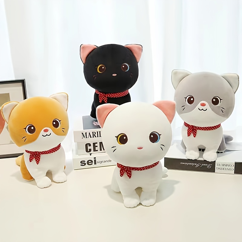 Chat réversible Gato enfants doux cadeau en peluche animaux en