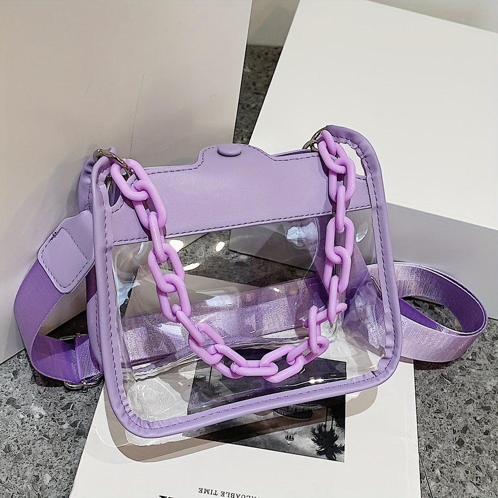 Bolsa De Hombro Bolso bandolera para mujer Bolsos transparentes