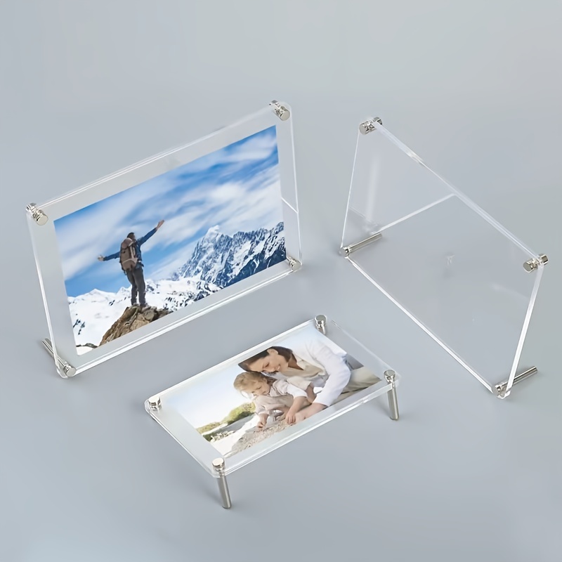 1-3 pz 3 pollici portafoto Crystal Art Frames decorazione della