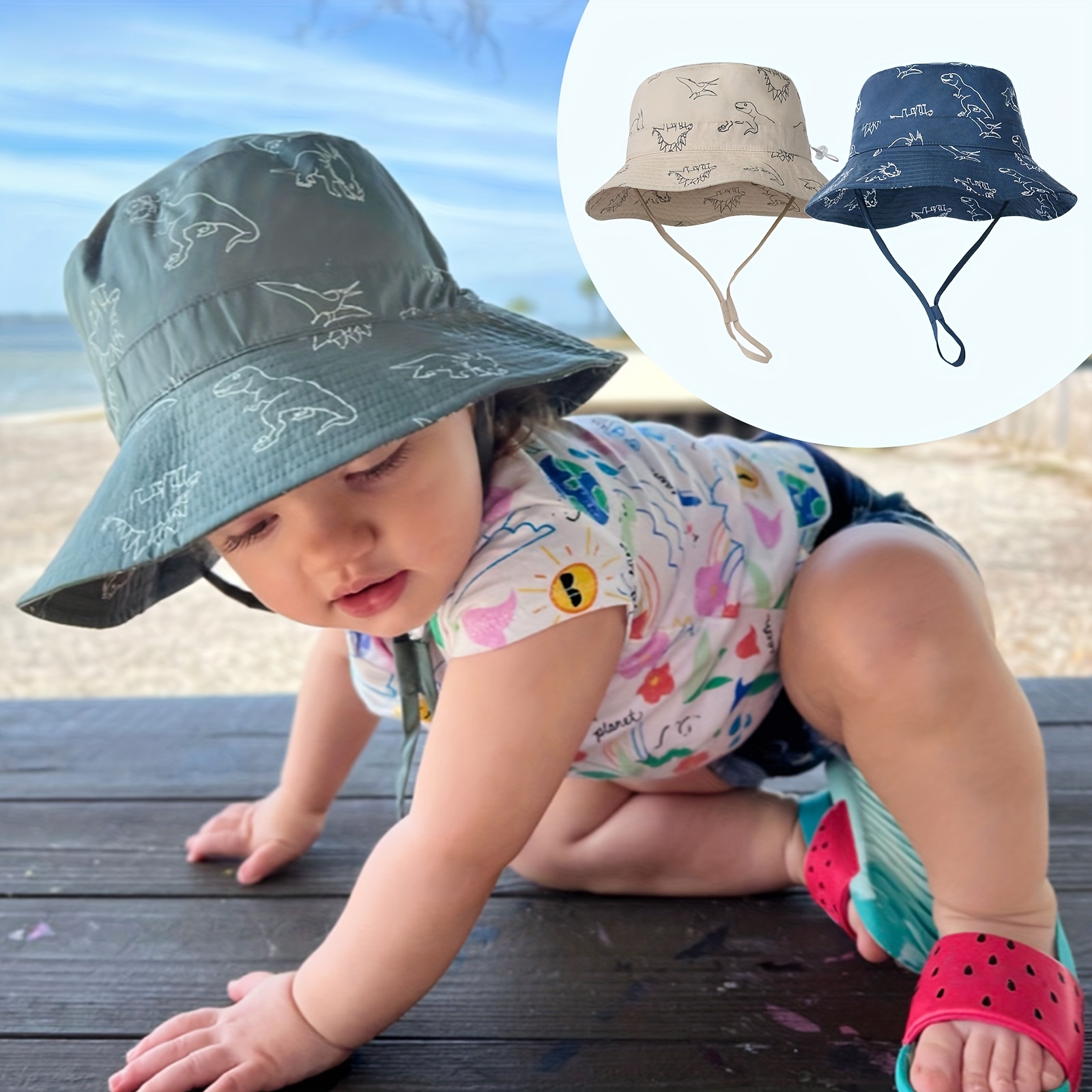 Baby-mädchen Breitkrempiger Sonnenhut Mit Verschiedenen Farben, Baby  Outdoor Big Brim Basin Hut Baumwolle Leinen Atmungsaktiver Sonnenschutz Hut, Jetzt Tolle Angebote Finden