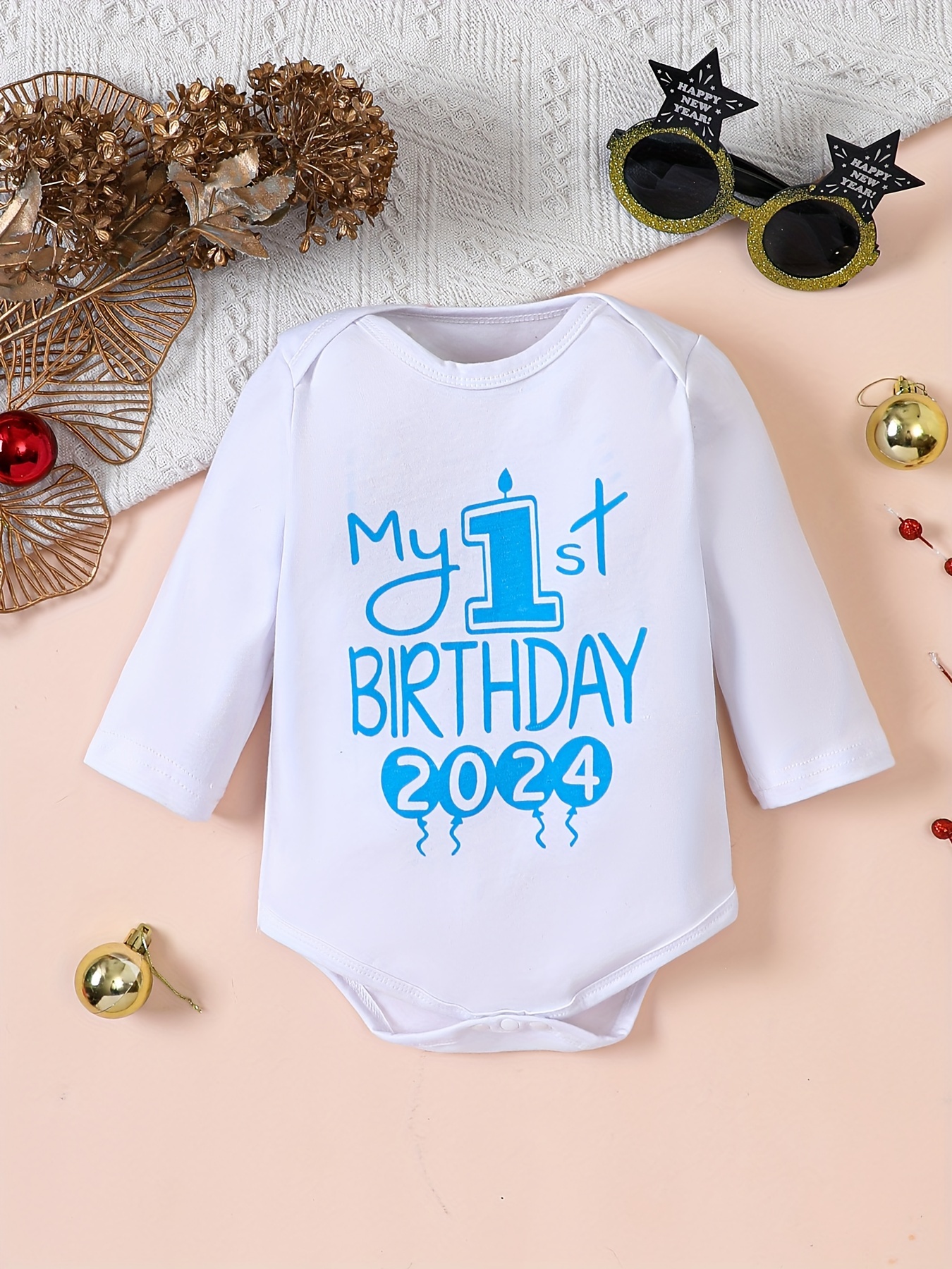  Body de una sola pieza con nombre de bebé personalizado, regalo  de cumpleaños para niña : Ropa, Zapatos y Joyería