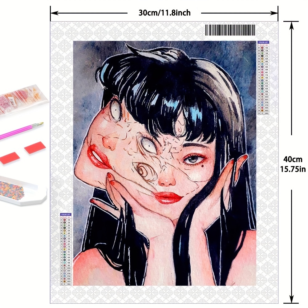 5D Diamond Painting Pink Cartoon Girl DIY Anime Diamond Mosaic Rhinestone  Embroidery Kit Diamond Painting Home Decor