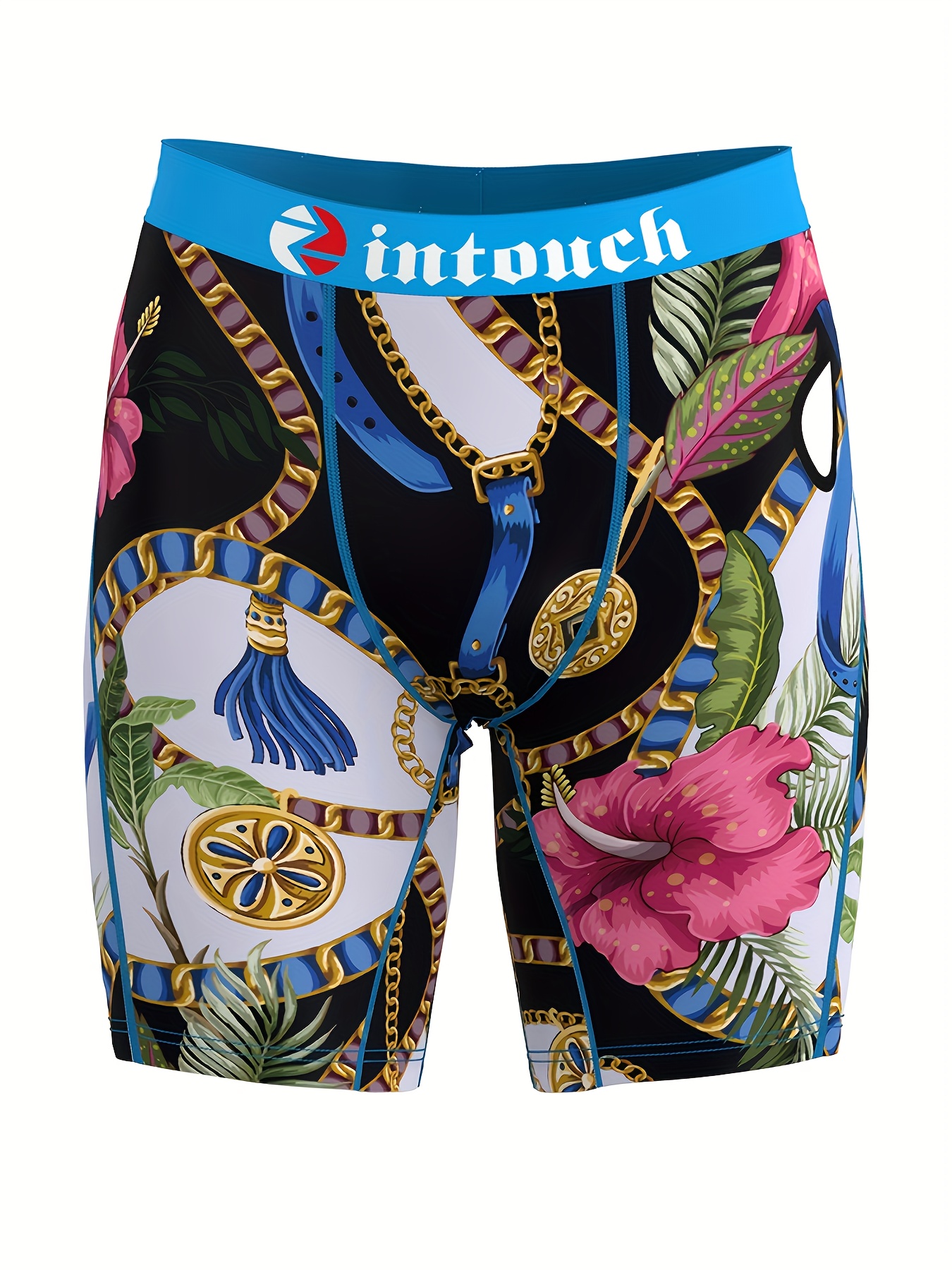 Men's Swim Briefs Chain Design Thong Swimsuit Shorts Pants Sexy Men's  Underwear Summer Beach