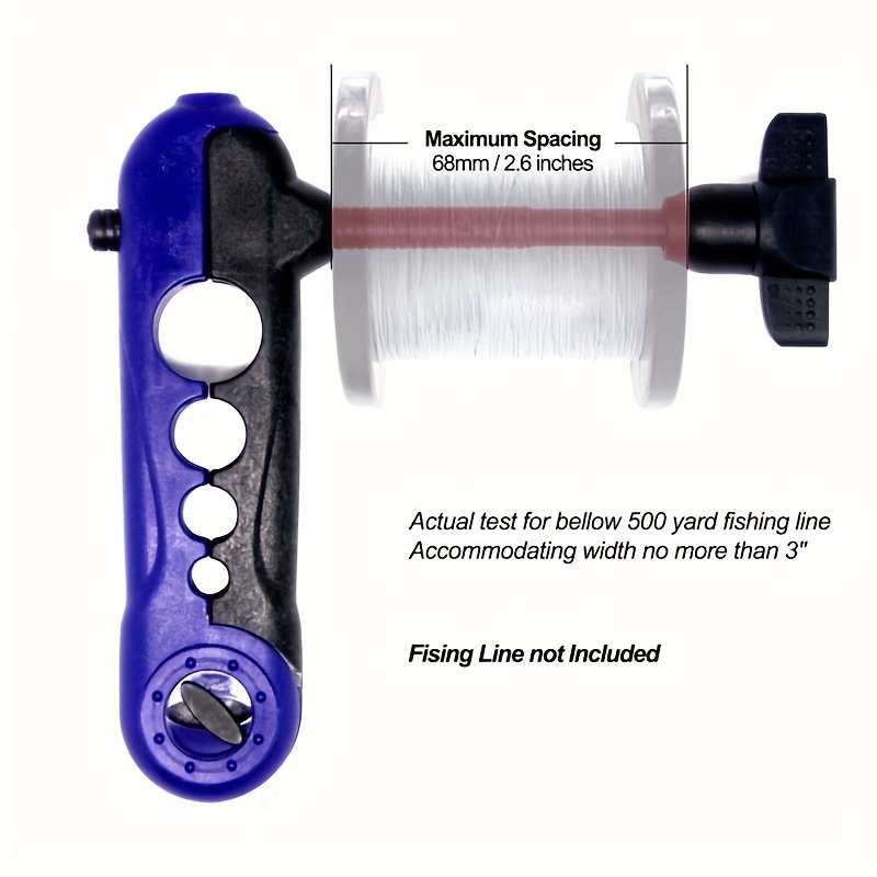 Portable Universal Fishing Line Winder Adjustable Mini Reel - Temu