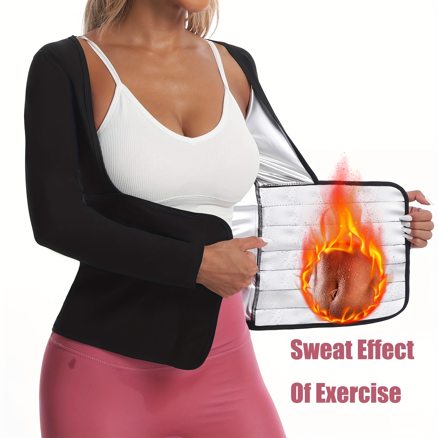 Sauna Suit For Women Adjustable Waist Trainer Workout - Temu