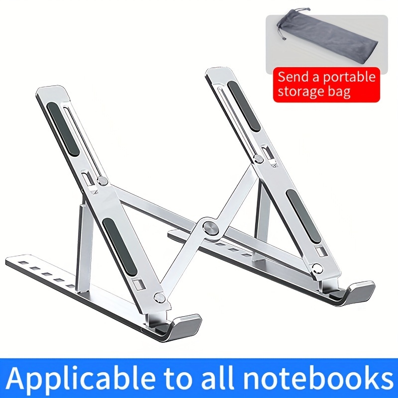 Portable Laptop Stand Aluminum Notebook Support Computer Bracket Macbook Air  Pro Holder Accessories Foldable Lap Top Base For Pc - AliExpress