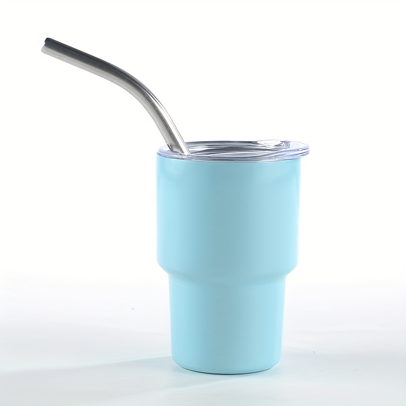 With Lid And Straw Solid Color Simple Modern Mug, Solid Color