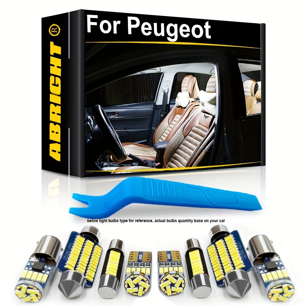 2x Feux Eclairage Coffre à Bagages Porte LED Pour Peugeot 206 207 1007 3008  5008