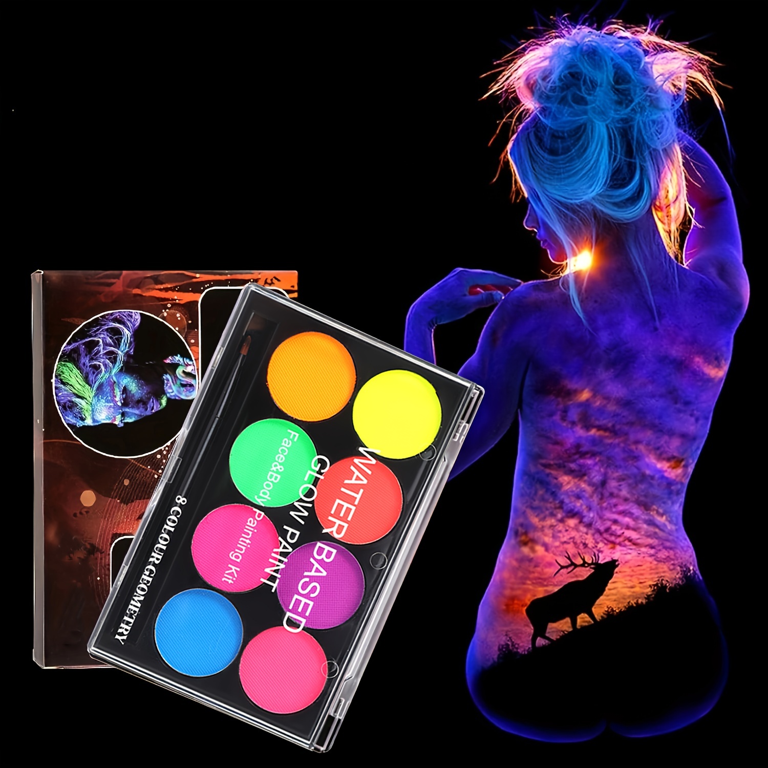 Paint in the Dark™ UV body painting class for couples Tickets, Multiple  Dates
