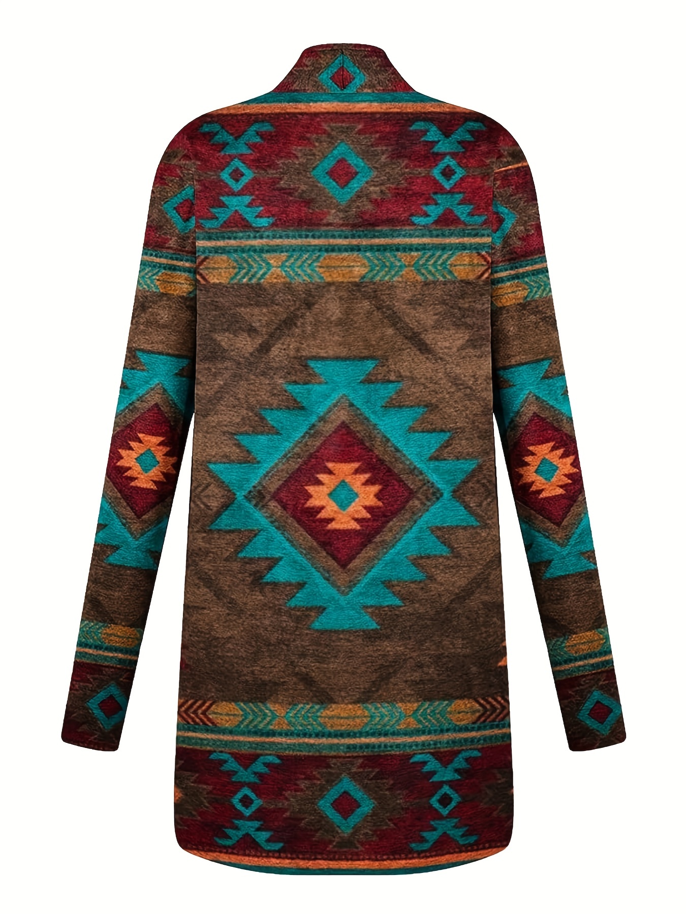 LOOLY Women's Aztec Print Drape Open Front Cardigan Sweaters : :  Clothing, Shoes & Accessories