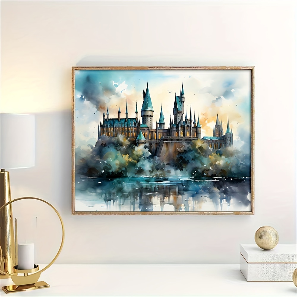 Canvas Poster No Frame Modern Art Magic Castle Canvas Poster - Temu