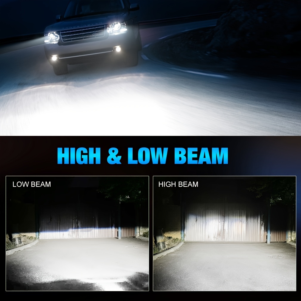 Car Led Light Headlight Taillight Fog Light Csp Chips 6500k - Temu