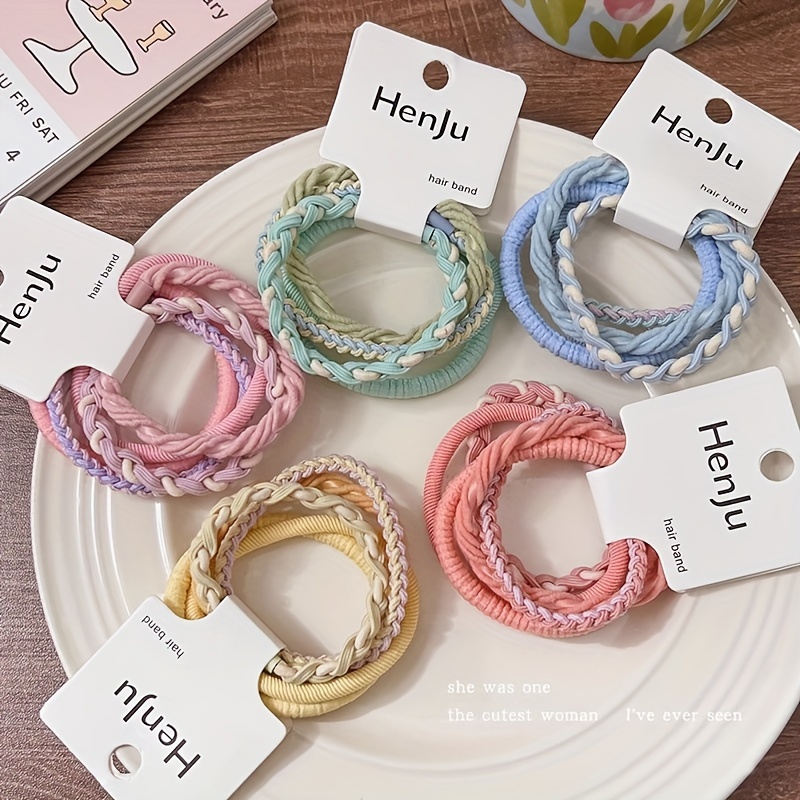 Cartoon Little Girl Hair Ring Fashion Cute Sweet Colorful Hair Rope Elastic  Hair Accessori Per Capelli, Acquista Su Temu E Inizia A Risparmiare