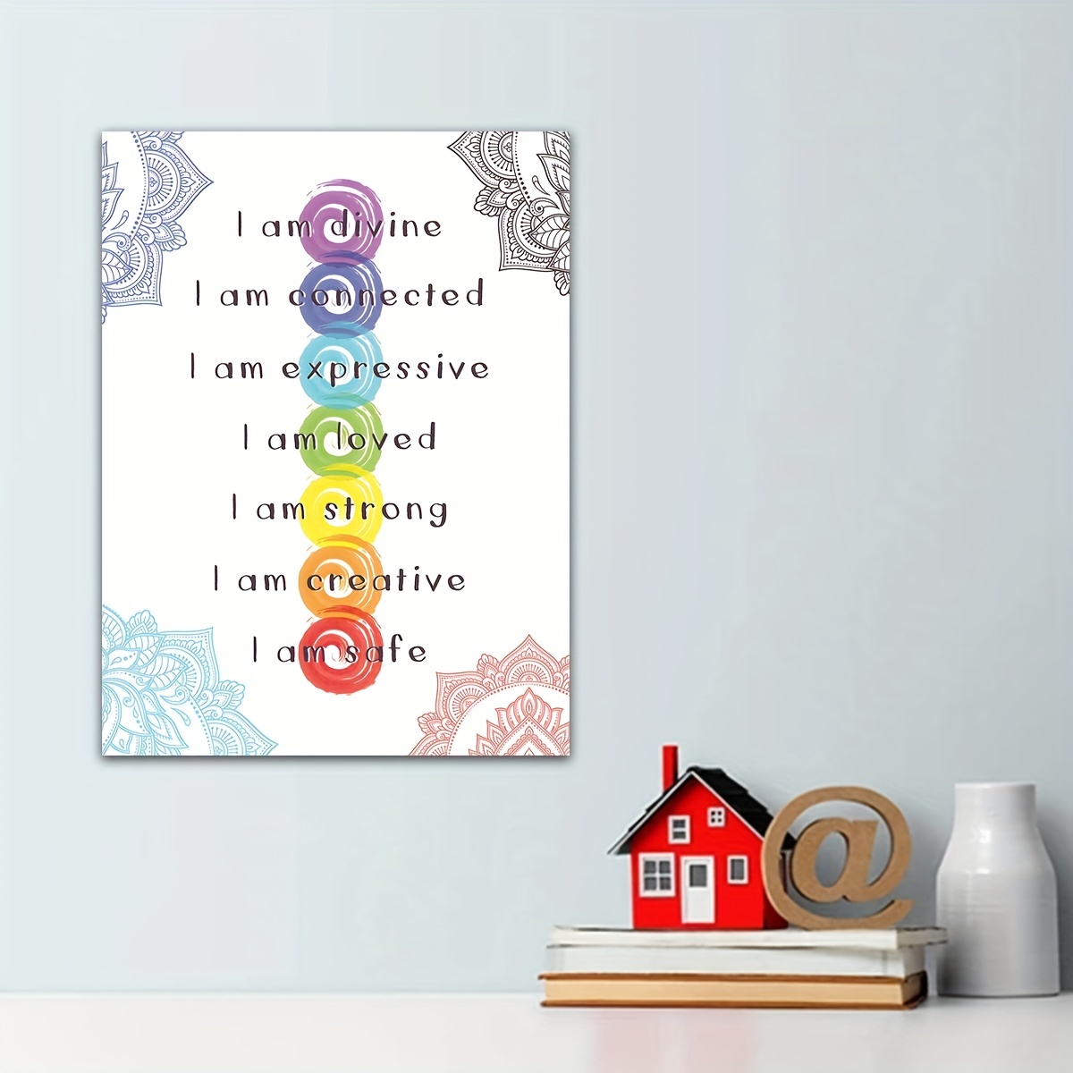 Chakras Wall Painting Posters Prints Canvas Wall Art Picture - Temu