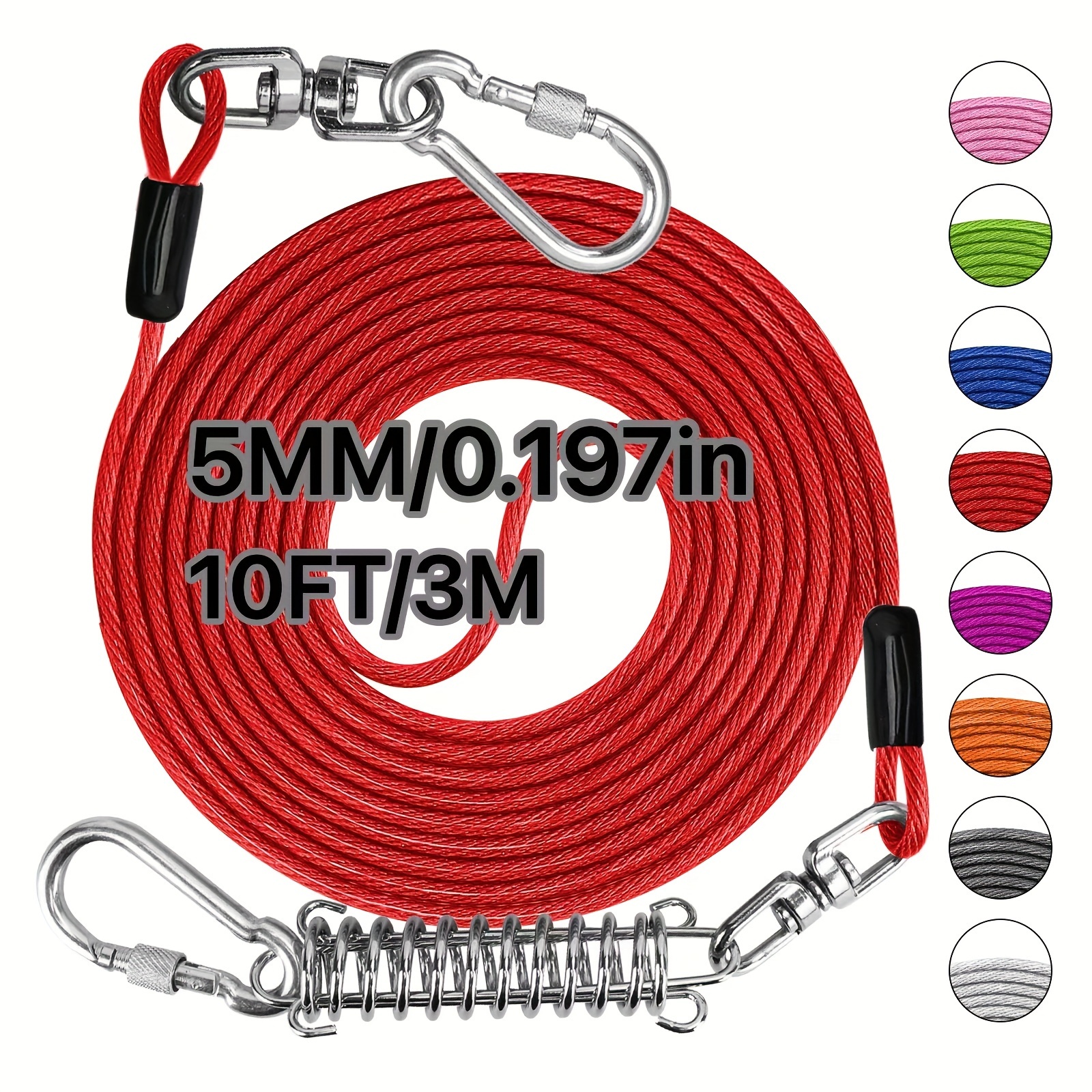 dog leash in lengths 6 feet 15 feet 30 - Temu