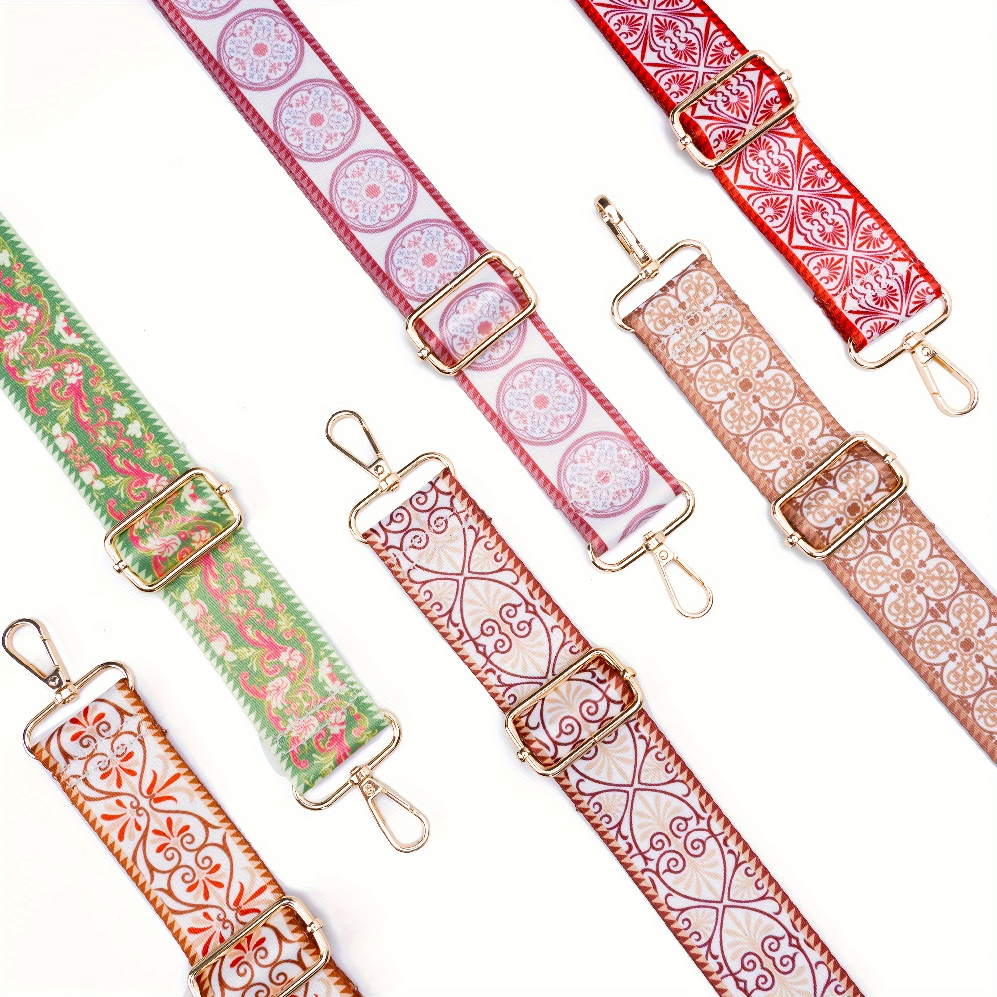 Purse Straps Replacement Belt Ethnic Style Adjustable - Temu