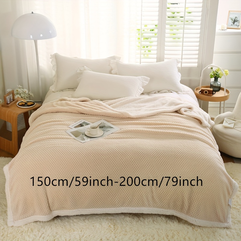 White blanket double bed new arrivals