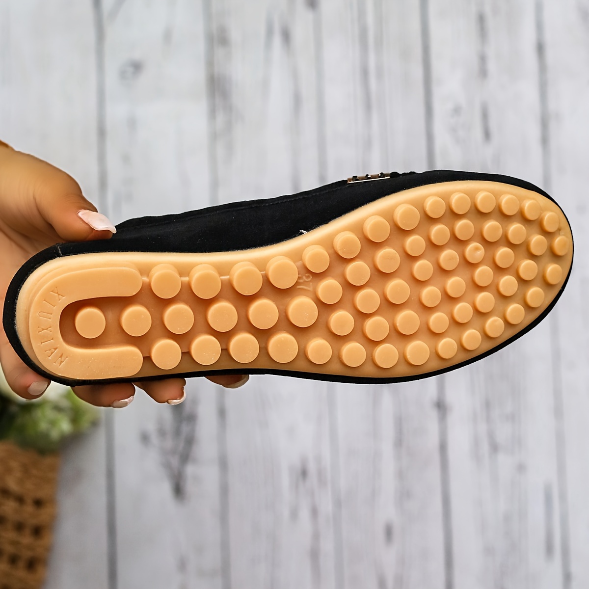 women s metal decor loafers casual slip flat shoes women s details 5