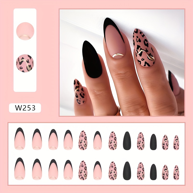 Pink Leopard Nail Foil