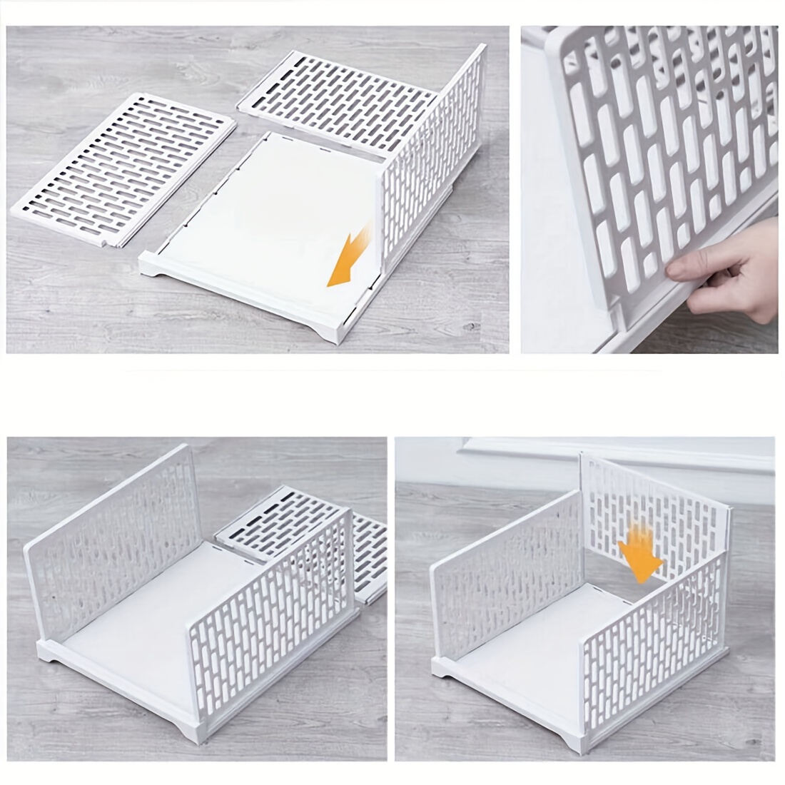 Layered Wardrobe Rack with Dividers - Efficient Clothes Organization