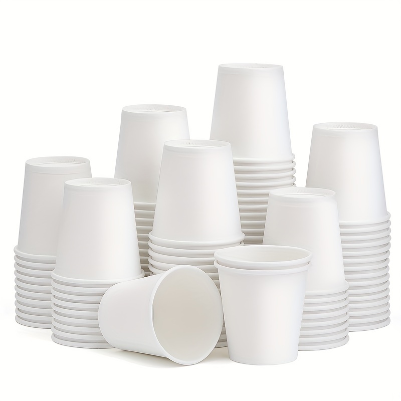 100 Uds vasos de plástico desechables con tapas contenedor - Temu