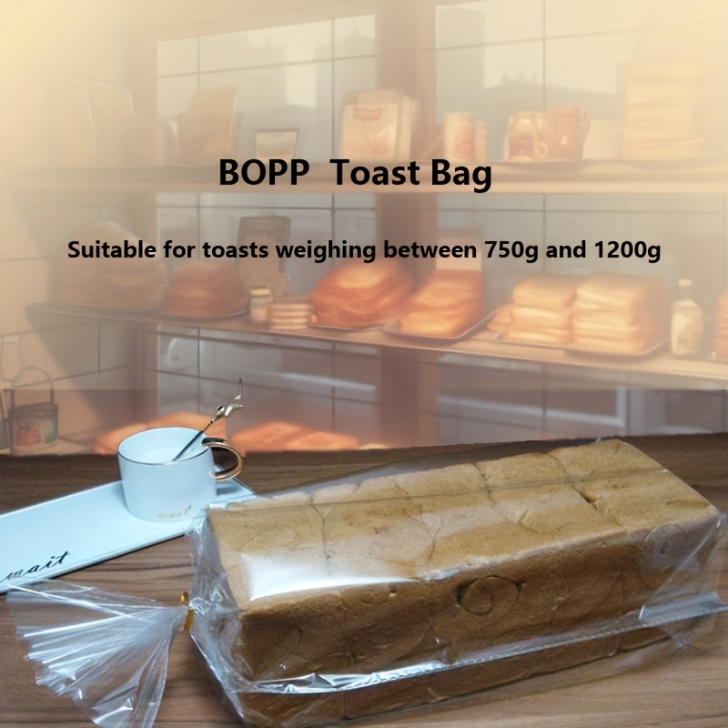 Bread Bags With Ties,, Extra Large, Plastic Bread Bags For
