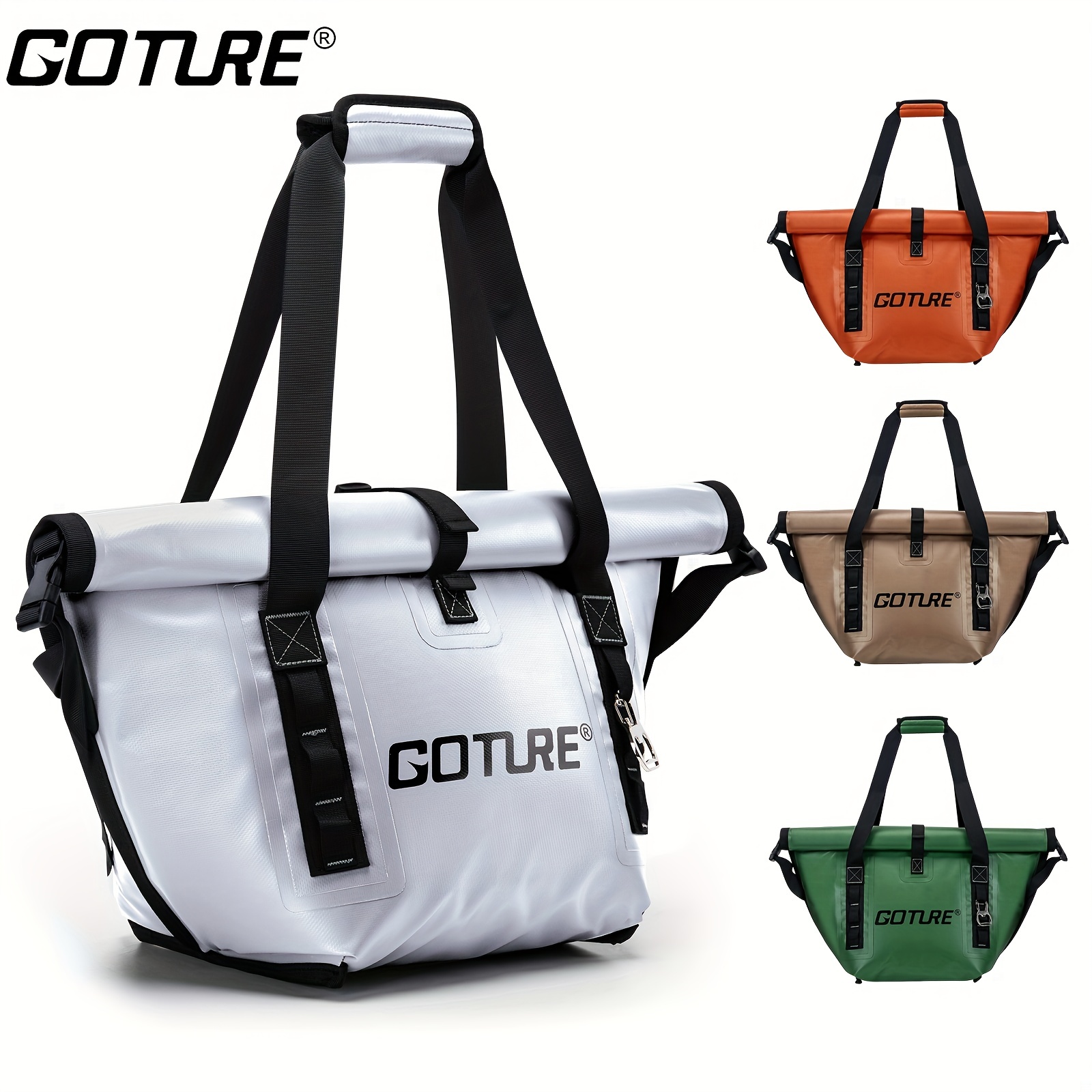Goture Insulated Fish Cooler Bag, Monster Leakproof Fish Kill Bag, Portable  Large Fishing Cooler Bag for Outdoor Tarvel with Drain Plug, Keep Ice Cold