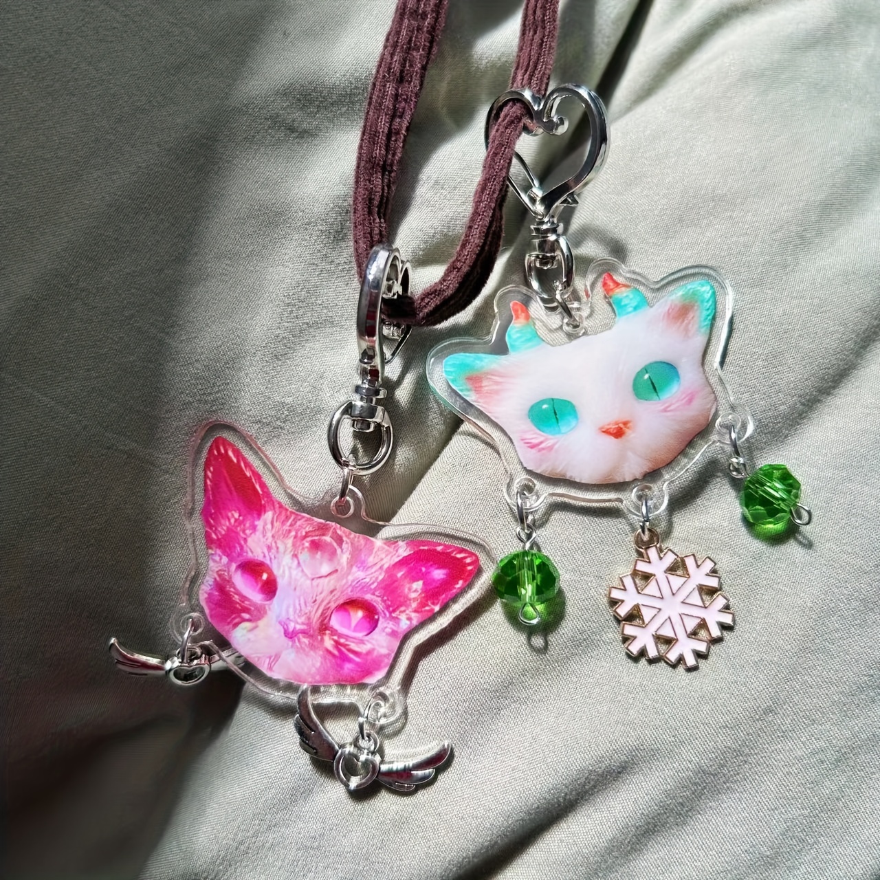 1pc Cute Hello Kitty Pendant Keychain, Car Keyring, Mobile Phone Bag Hanging, Jewelry, Jewels Accessories Gifts,Temu