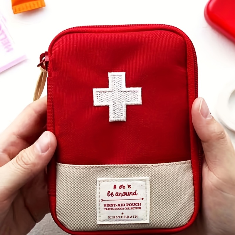 Mini sac de rangement de médicament portable Trousse de premiers
