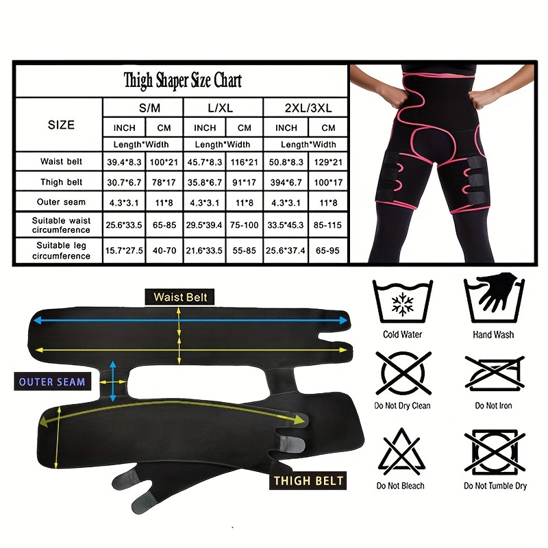 Sauna Suit, Waist Trainer, Detachable Butt Lifter, Workout Sweatband, Waist  Trimmer, Tummy Control For Body Shaper, Thigh Shaper