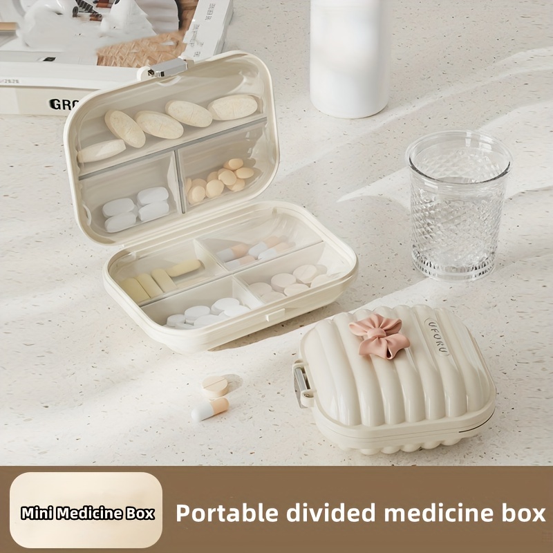 Mini Plastic Storage Containers Box Portable Pill Medicine - Temu