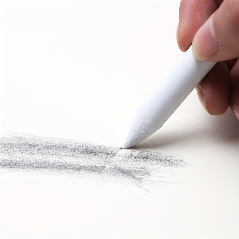 12pcs/set Blending Smudge Stump Stick Tortillon Sketch White Drawing Pen  Tool