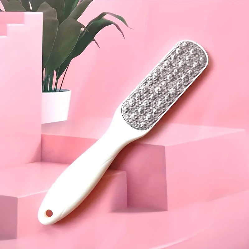 Multifunctional 1pc Pink Stainless Steel Callus Remover Pedicure