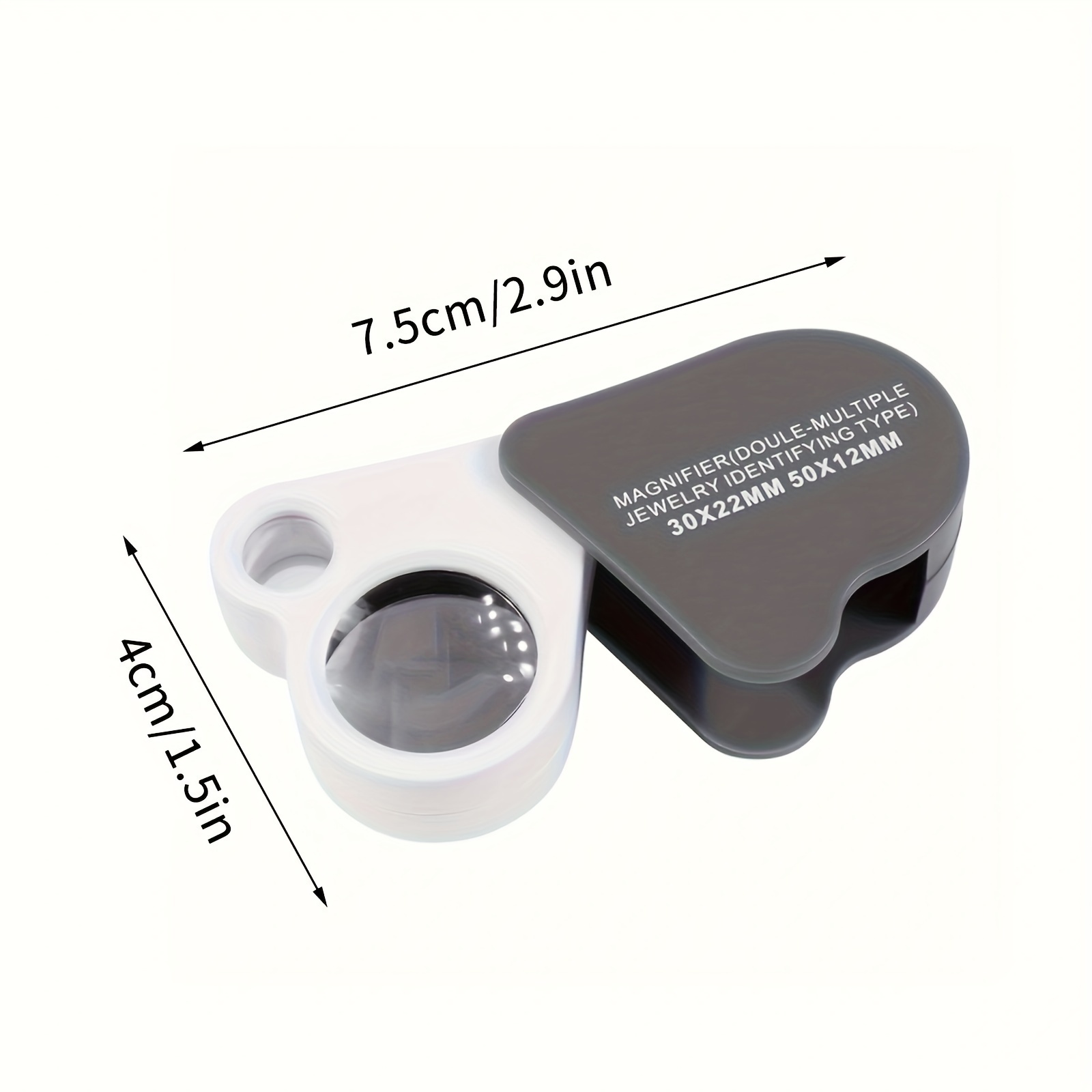 30X Magnifying Loupe Jewelry Eye Glass Magnifier Diamond Jewelers