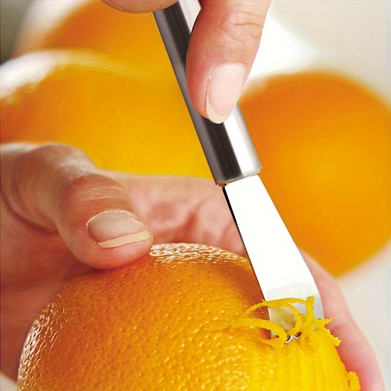 Lemon Zester Tool For Kitchen - Citrus Zester Tool With Channel  Knife,orange Zester Grater With Handle,citrus For Cocktails