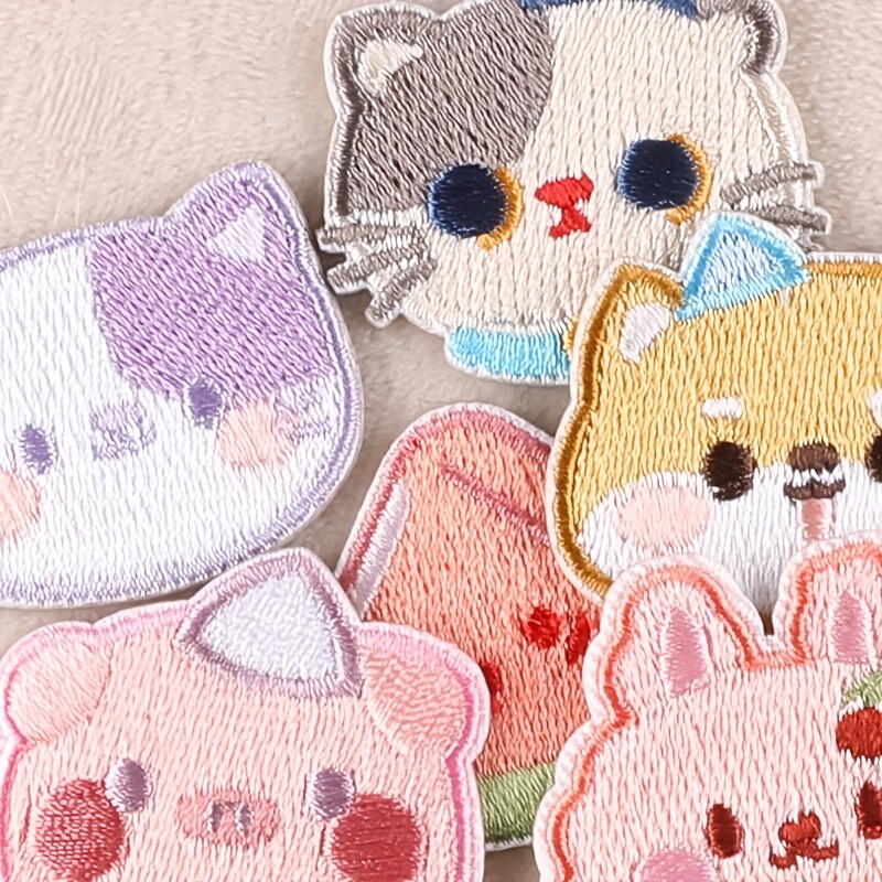 Computer Embroidery Label Fabric Patch Cartoon Animals - Temu