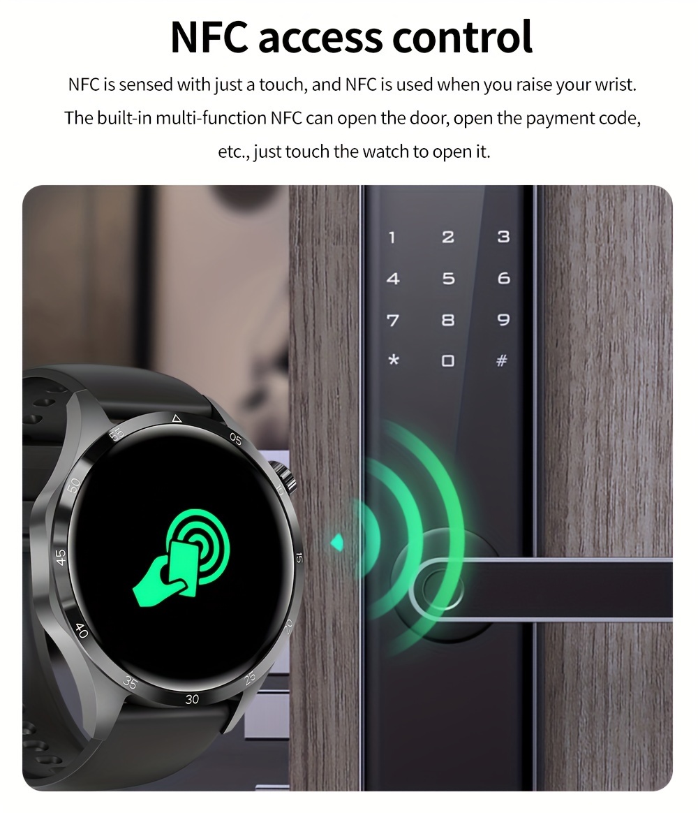 GUHUAVMI 2024 Nuovo Smartwatch Tracker GPS Uomo GT4 Pro+ Schermo AMOLED Da 1,53 Pollici 360 * 360 HD Chiamata Wireless NFC Smartwatch Impermeabile IP68 Donne. dettagli 10