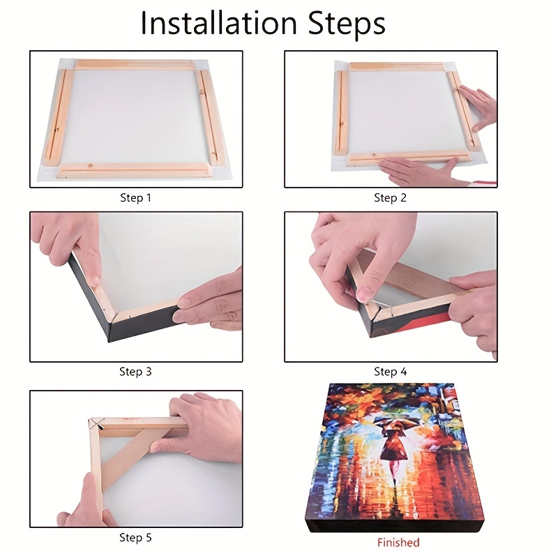 DIY Solid Wood Canvas Frame Kit For Oil Painting & Wall Art distributor –  Prixas Print