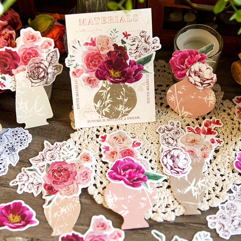 25 Stück/set Bunte Blumen mini aufkleber Versiegeln - Temu Germany