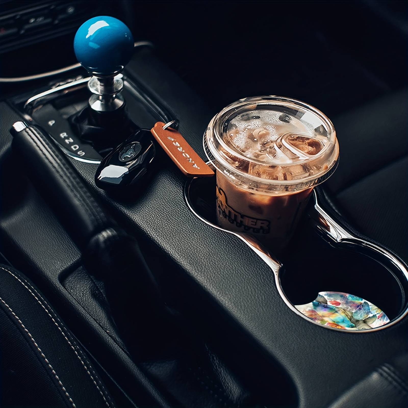 Car Cup Holder Coasters Universal Auto Anti Slip Insert - Temu