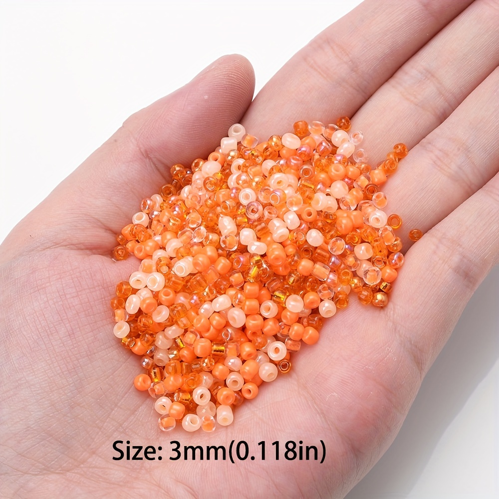 7200pcs/Box 3mm Seed Glass Beads for Jewelry Making Mini Spacer