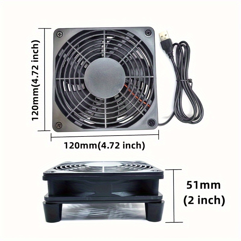 Ventilador Usb 5 V Cc Ventilador Refrigeración 6010 Pc Caja - Temu