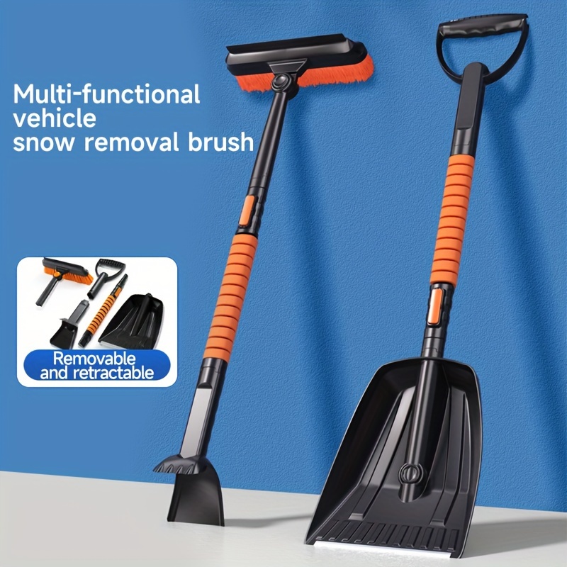 Detachable Multifunctional Snow Shovel Snow Brush - Temu
