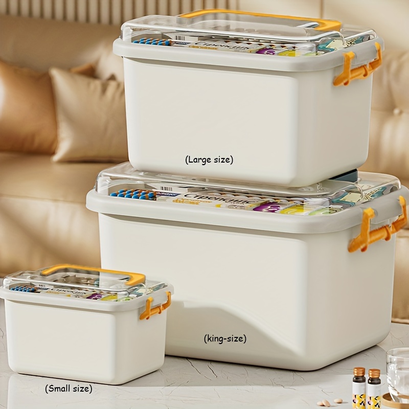 Large Capacity Storage Box Household Medicine Box Portable - Temu Canada
