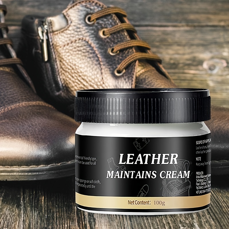 Shoe Polish on Leather Furniture Use a good quality wax shoe polish to  remove scratches and scuffs from l…