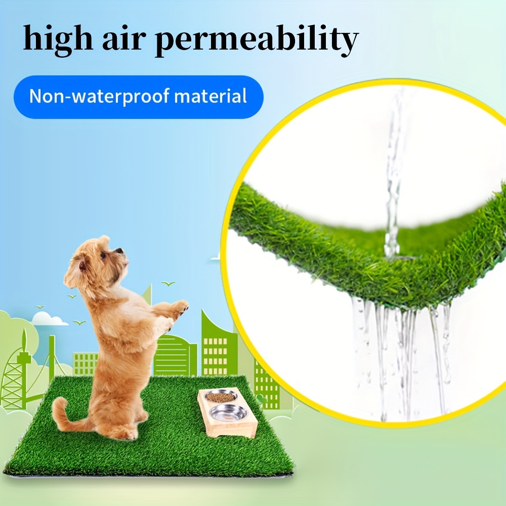 Premium Washable Dog Training Mat - Indoor/Outdoor Pee Grass For Easy Potty  Training And Odor Control