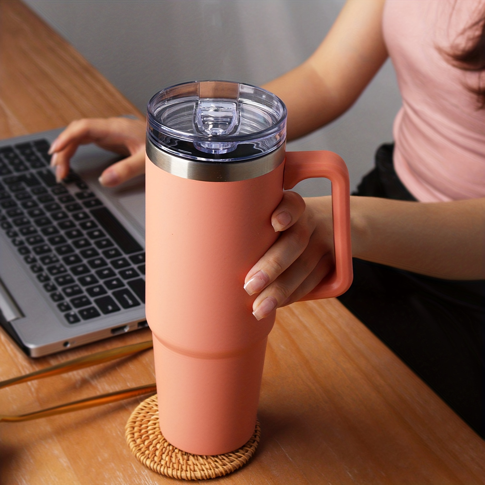 Tasse à café thermique avec couvercle anti-fuite, tasse à café réutilisable  avec