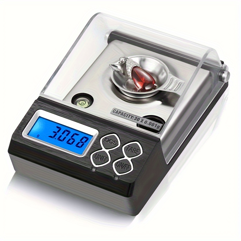High-precision Jewelry Scale Small Electronic Scale Portable Milligram Scale  Gold Scale Tea Balance Mini Weight Scale - Temu