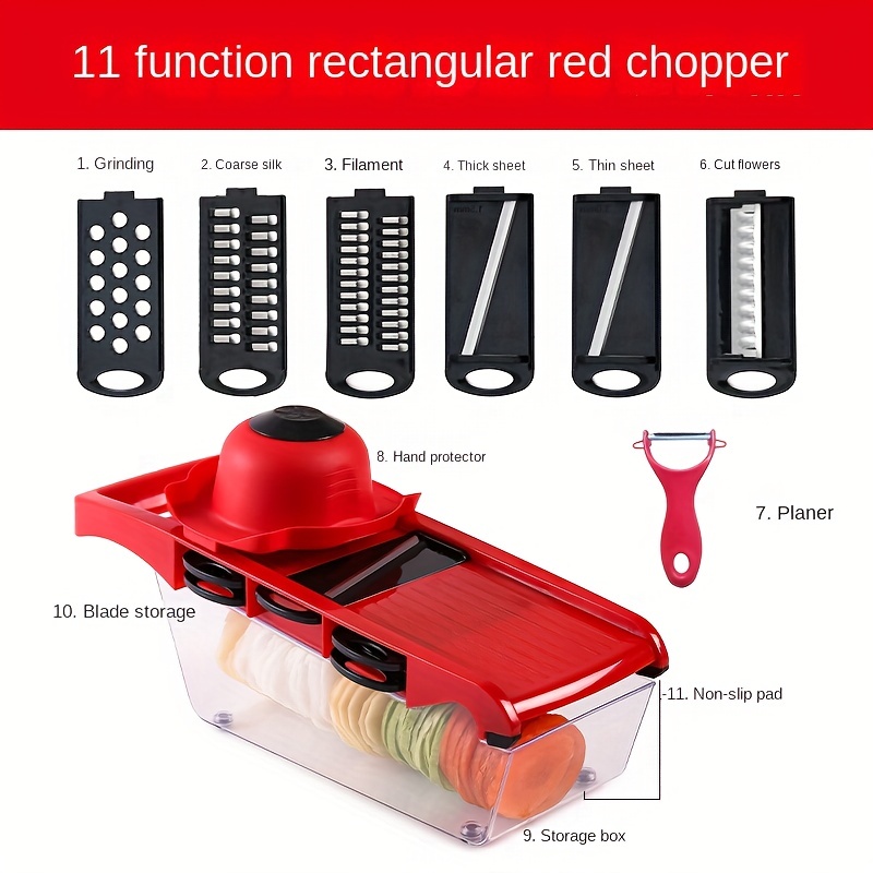 Multifunctional vegetable cutter slicing, shredding potato shredding  shredding vegetable slicing tool Thick sheet Thin sheet